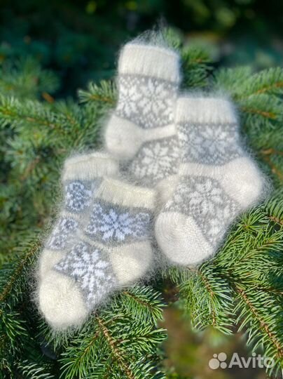 Детские пуховые носки Козий пух