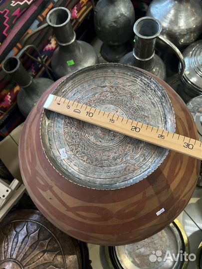Тарелки/ подносы медные старинные, Дагестан