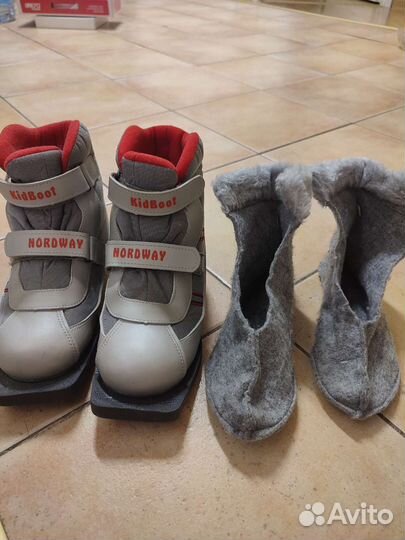 Лыжные ботинки 38 утепленные