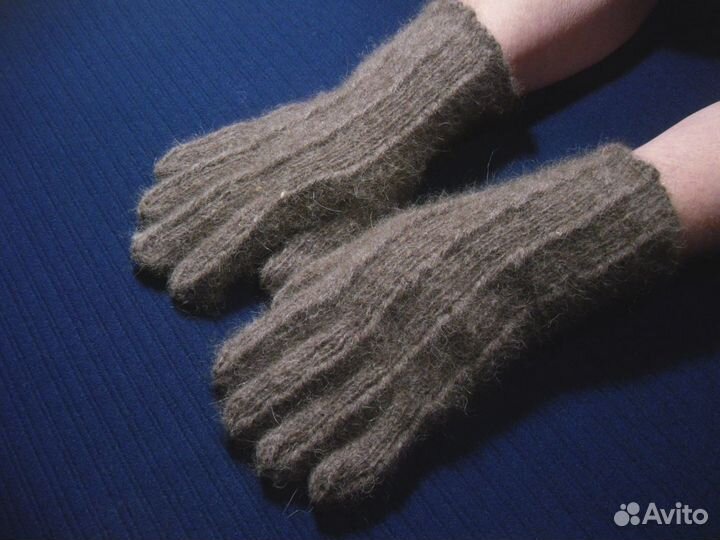 Перчатки мужские из собачьей шерсти