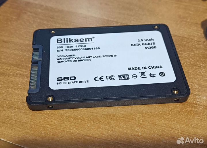 Жесткий диск ssd Bliksem 512gb