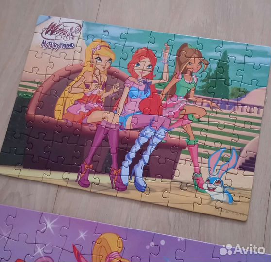 Пазлы Winx (104 и 80 дет) (за оба)