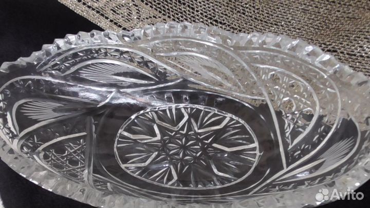 Хрусталь СССР. Ладья. 2 салатницы