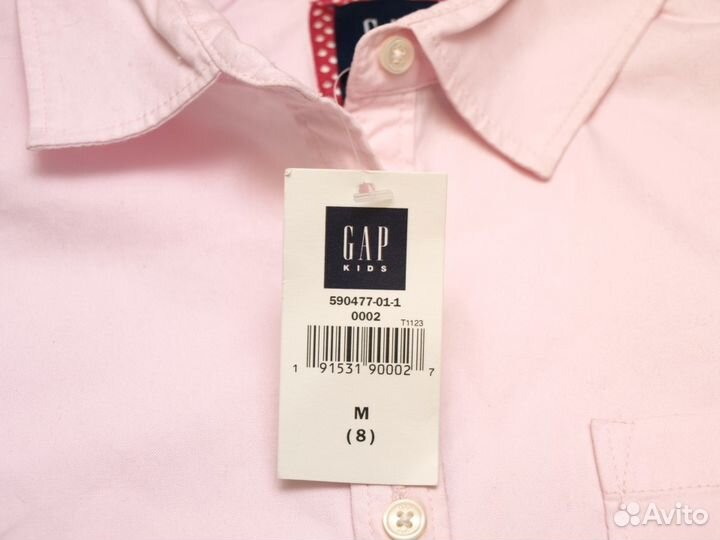 Рубашка с коротким рукавом GAP (новая) -США