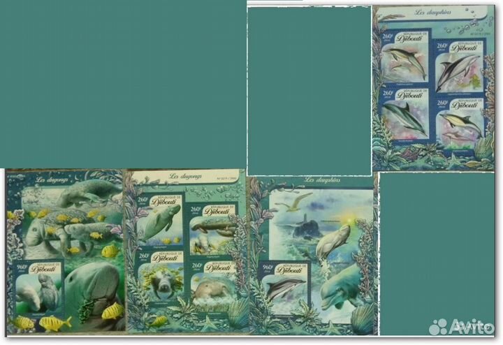 Марки фауна чистые