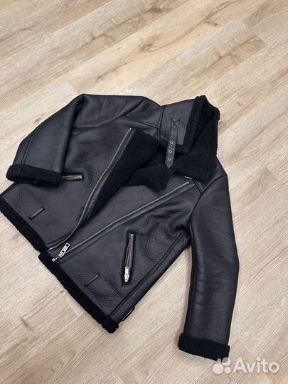 Дубленка zara женская