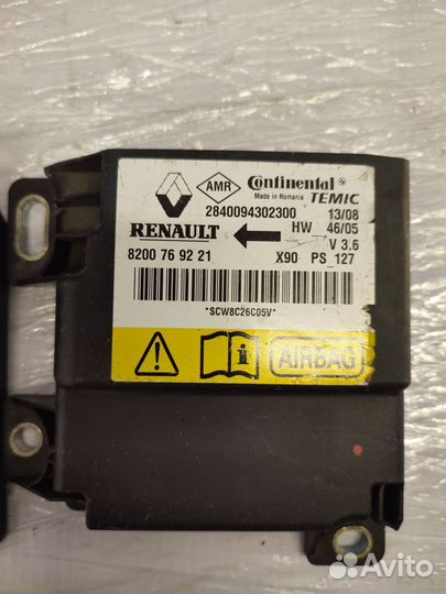 Блок управления AirBag Renault Logan