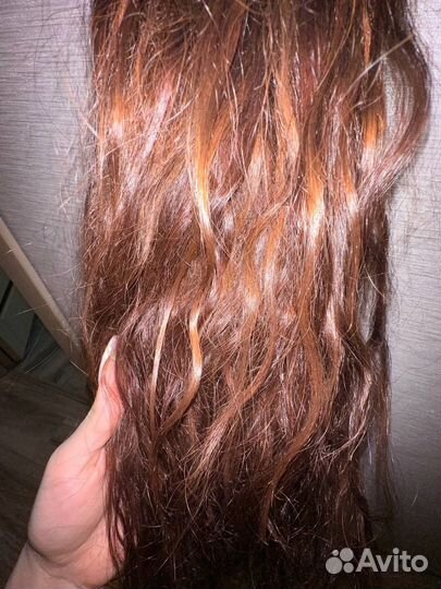 Волосы для наращивания 60 см бу