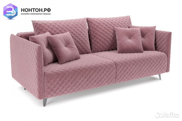 Диван тик-так Вашингтон розовый