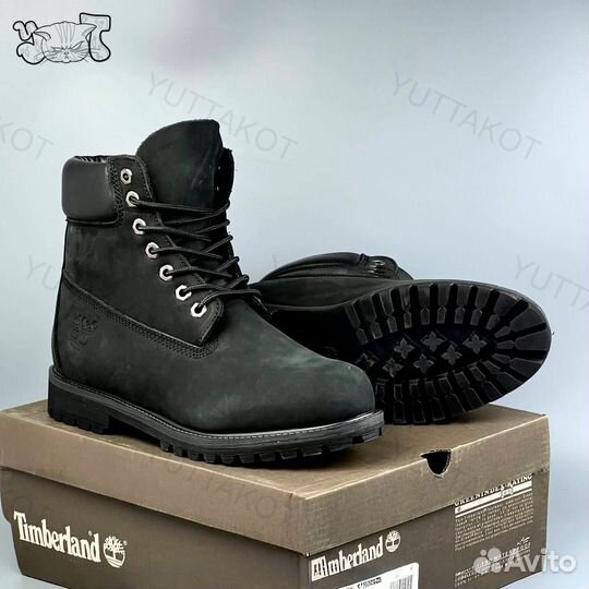 Ботинки Timberland 6 Inch Black Boots