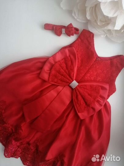 Нарядное детское платье 90 размер