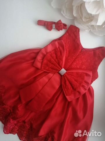 Нарядное детское платье 90 размер
