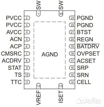 Микросхема BQ24133