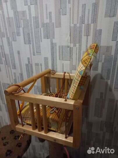 Детские деревянные качели