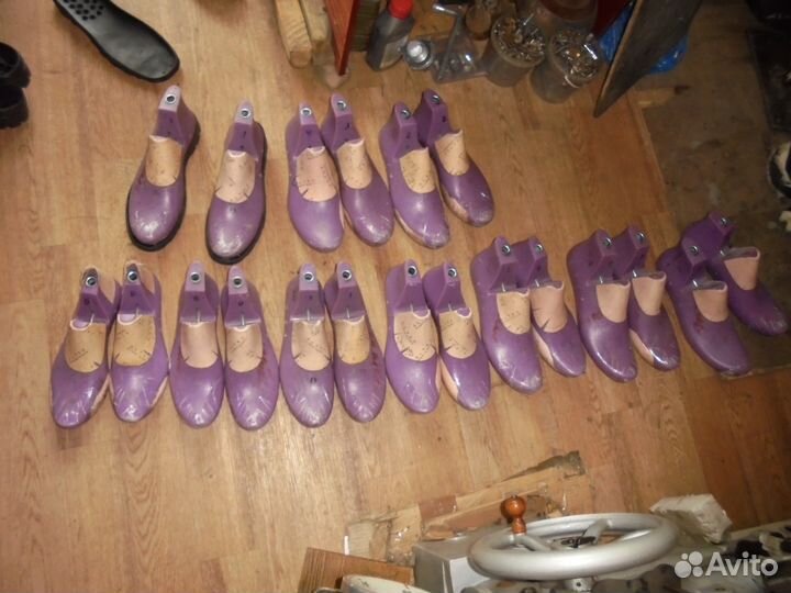 Старинные колодки сапожные обувные