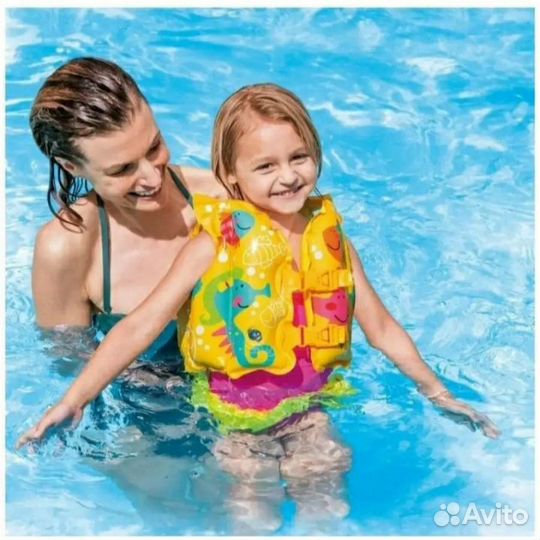 Жилет для плавания надувной