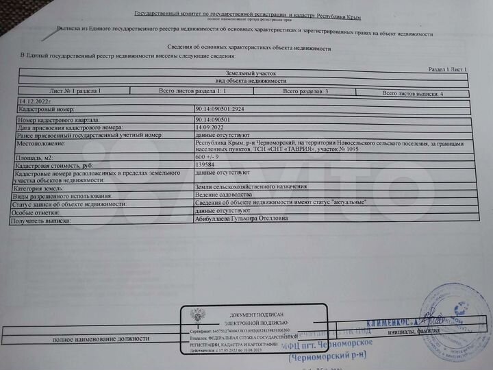 Участок 6 сот. (СНТ, ДНП)