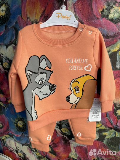 Новый детский костюм 6,9,12,18,24 мес