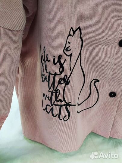 Вельветовая рубашка