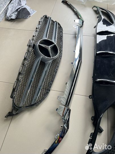 Решетка радиатора диффузорвыхлопа мерседес w205