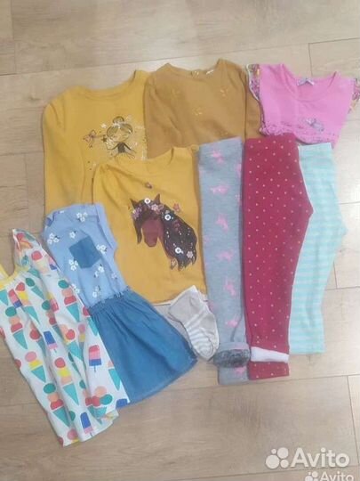Вещи пакетом на девочку 92