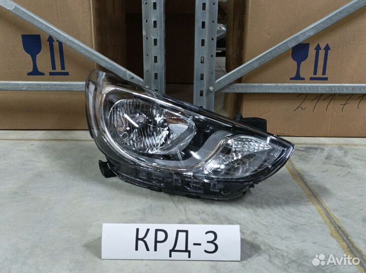 Фара правая Hyundai Solaris 1 2011-2017