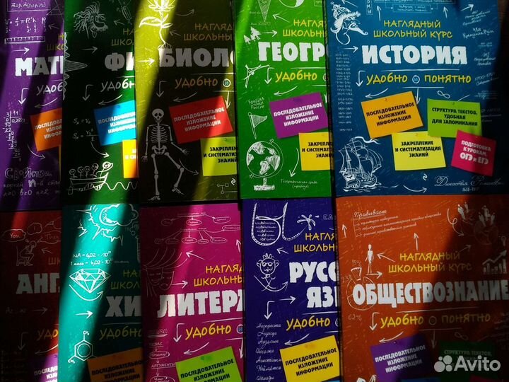 Наглядный школьный курс для подготовки к огэ и огэ