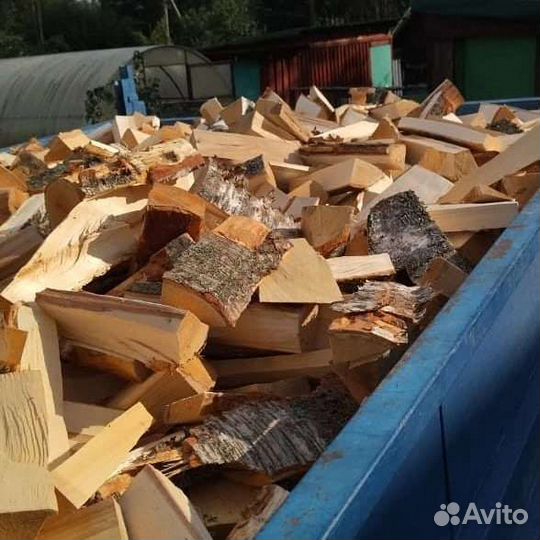 Дрова березовые колотые
