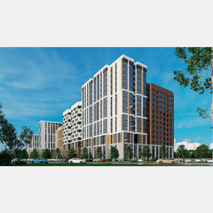 1-к. квартира, 40,9 м², 5/17 эт.