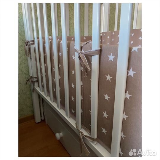 Бортики в детскую кроватку