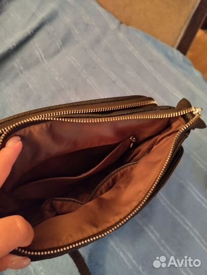 Сумка женская через плечо кросс боди черная