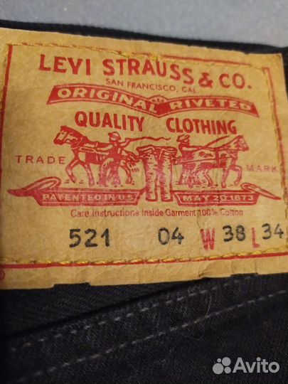 Джинсы Levi's, р-р 50-52(38/34)