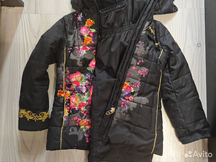 Комплект для девочки зимний 116