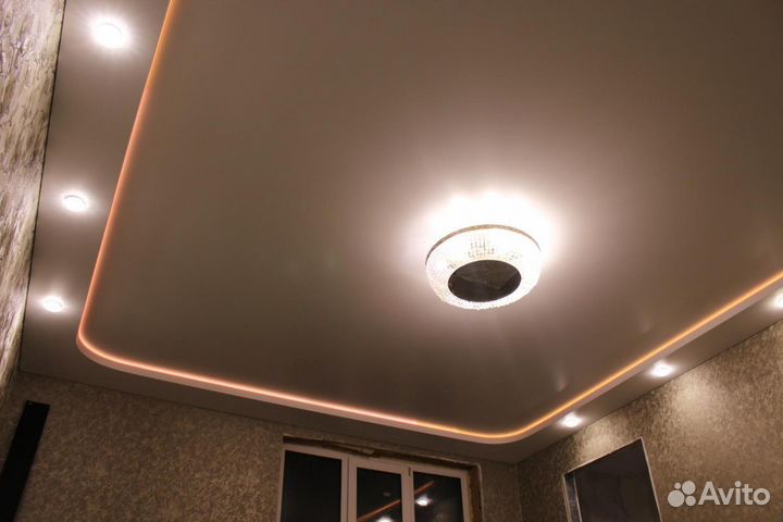 Натяжные потолки любой сложности