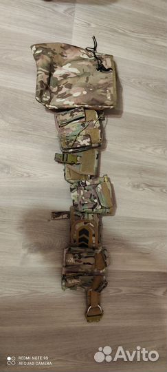 Тактический пояс с подсумками