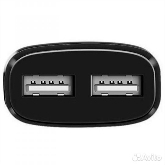 Сетевое зарядное устройство Hoco C12, 2USB 2.4A