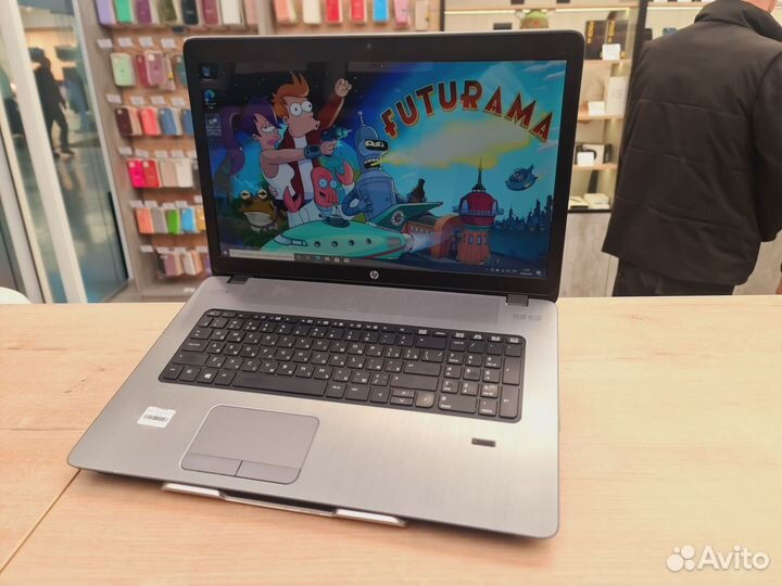 Ноутбук HP с большим экраном 17.3/Core i5+8gb/SSD