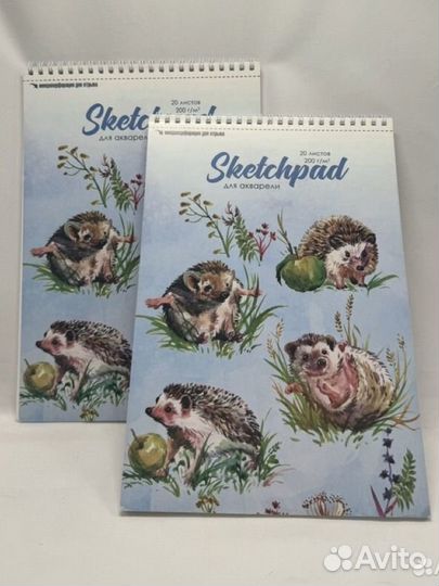 Бумага для акварели 200г sketchpad A4