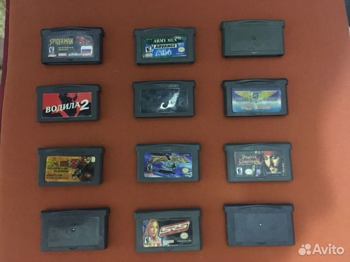 Картриджи для Game boy advance