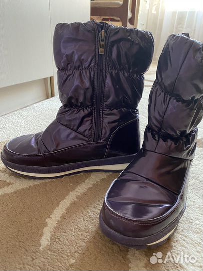 Дутики зимние для девочки 38 размер