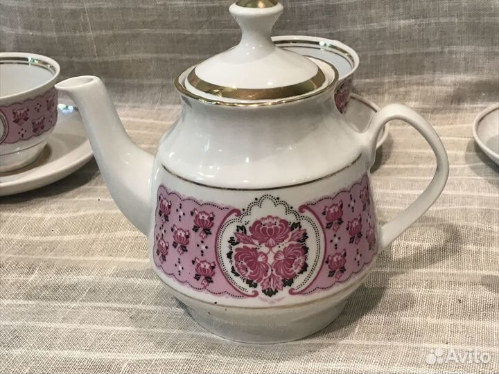 Сервиз чайный фарфор СССР Рига