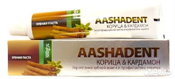 Зубная паста Корица кардамон Ааша