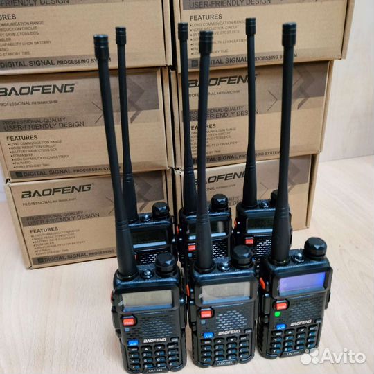 Baofeng Комплект раций из 6 шт для строительства