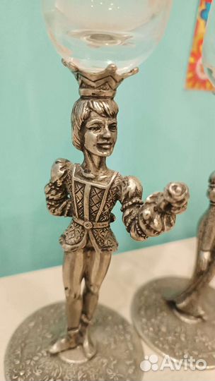 Бокалы Matticelli, из стекла и олова