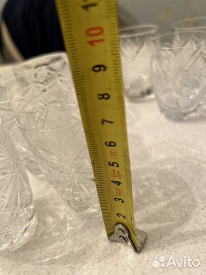 Стопки, рюмки хрусталь