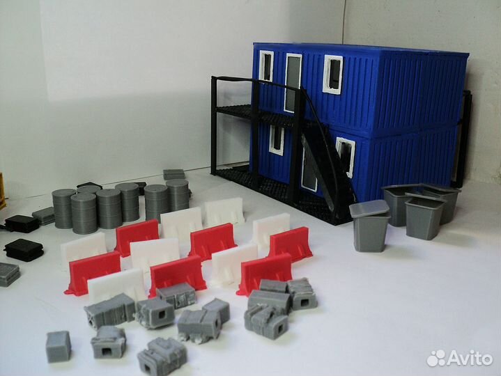 Модель забора по-2 1:43 и другое для макетов