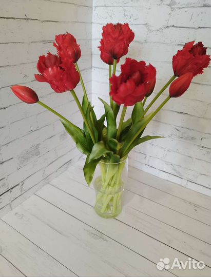 Тюльпаны цветы искусственные подарок