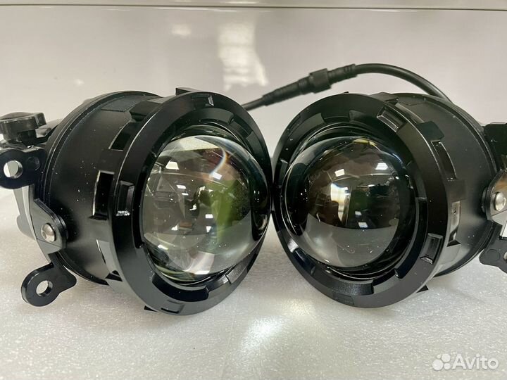 Линзовые противотуманные фары На Ford 3