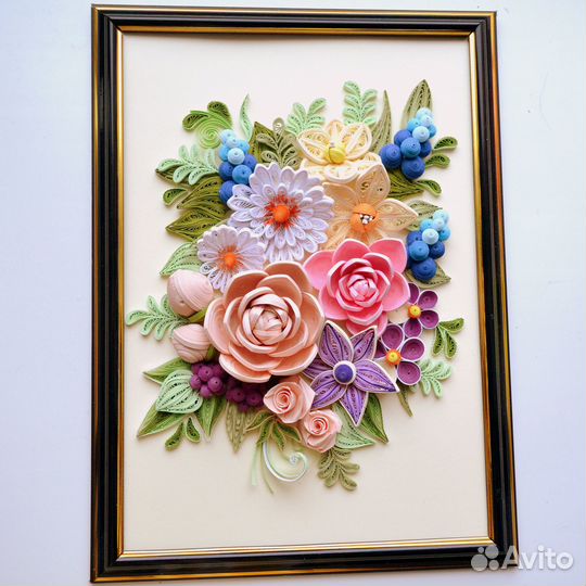 Картины из бумаги в технике квиллинг