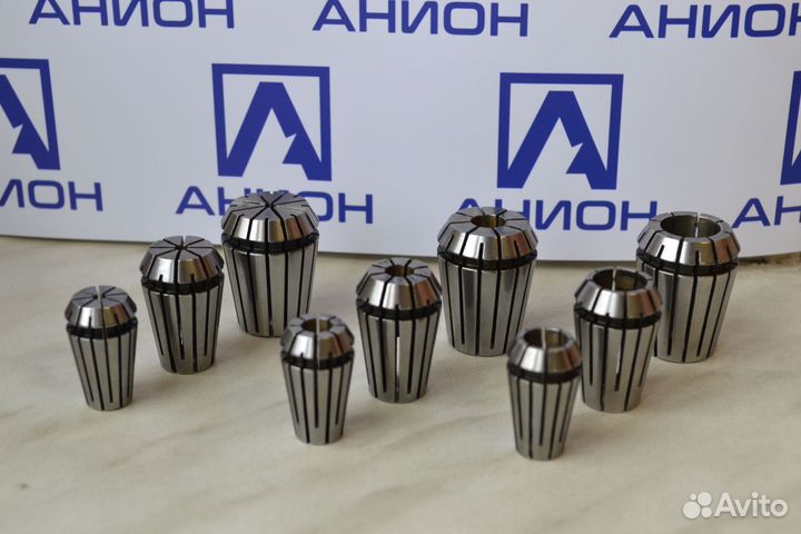 Цанги ER8, ER11, ER16, ER20, ER25, ER32, ER40,ER50